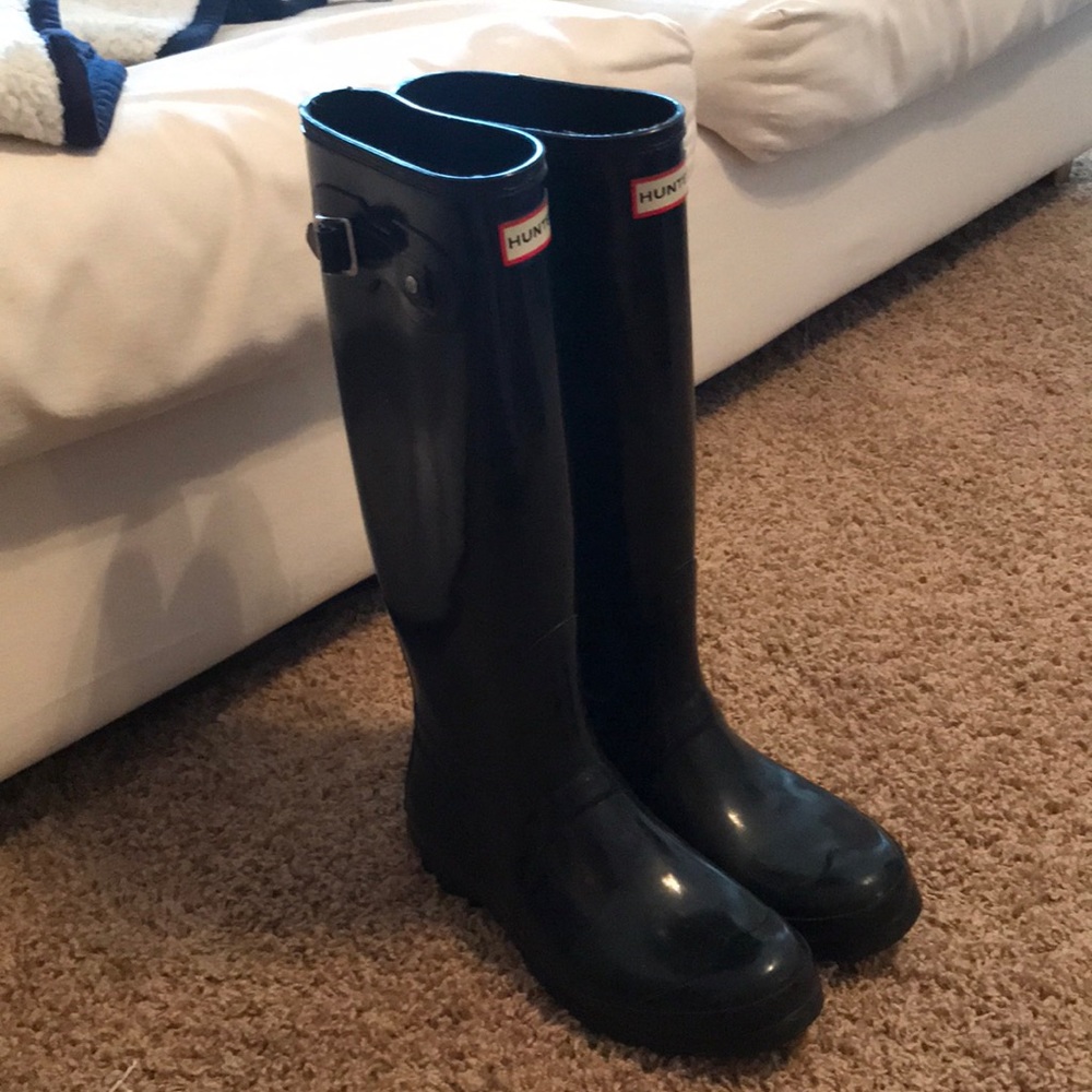 Black Hunter Rain Boots Sz 9